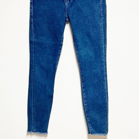 Good American Good Legs Skinny Raw Hem jeans Sz 26 - Picture 8 of 10
